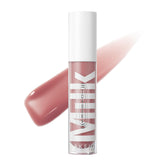Milk Makeup Odyssey Lip Gloss non-sticky hydration with lasting shine.