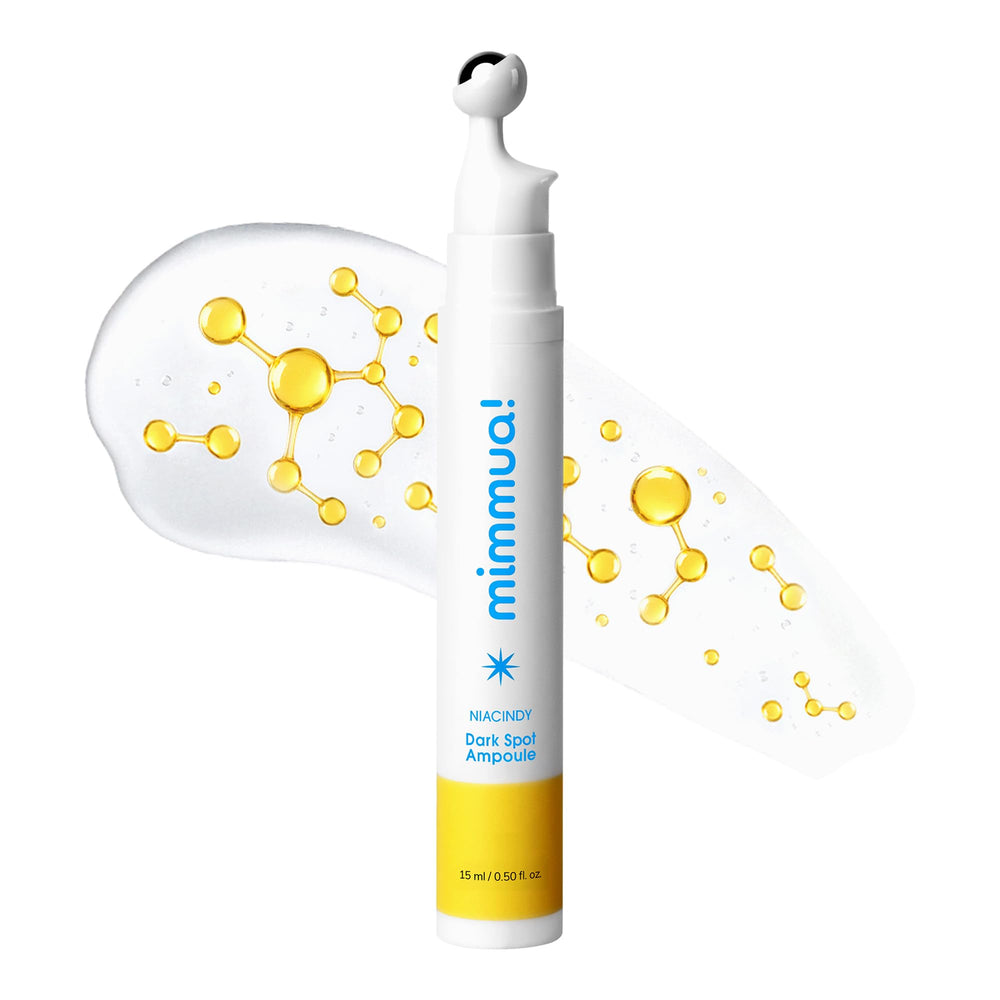 mimmua Dark Spot Ampoule bottle close-up for nightly treatment
