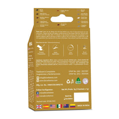MinaiBrow Cassia Obovata leaf powder boosts hair strength and moisture.