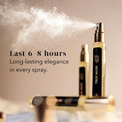Mine Musk perfume rose middle note image highlights floral charm for elegant daily wear