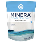 Minera Dead Sea Salt bag with fine grain for easy dissolving in water