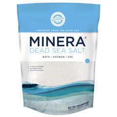 Minera Dead Sea Salt bag with fine grain for easy dissolving in water