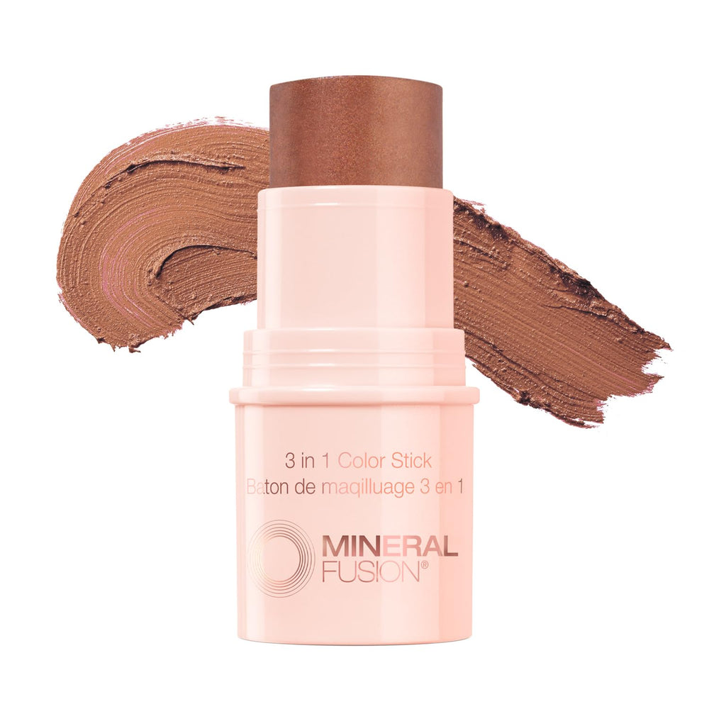 Mineral Fusion 3-in-1 Color Stick twist-cap closeup for portable color.