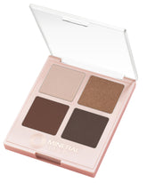 Mineral Fusion Eyeshadow Palette Coffee Break closeup highlights rich pigment for versatile day-to-night looks