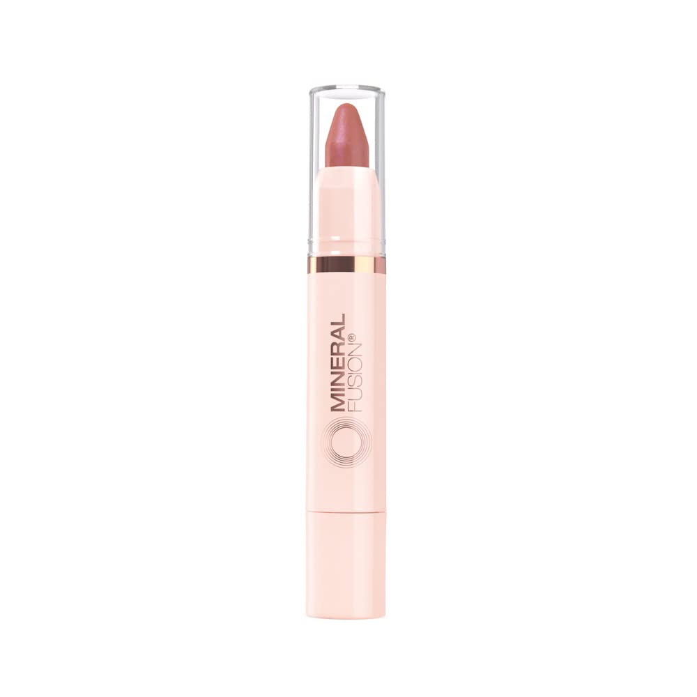 Mineral Fusion Sheer Moisture Lip Tint compact shows lightweight color and hydration for on-the-go