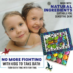 Mineral Me California dragon egg toy appears during bath to spark imaginative play.