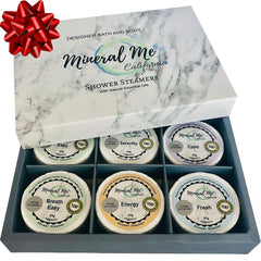 Mineral Me California orange shower steamer packet boosts morning energy