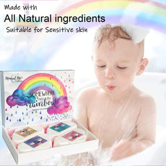Mineral Me California Organic Shea Butter and Sea Salt moisturize skin during bath time.