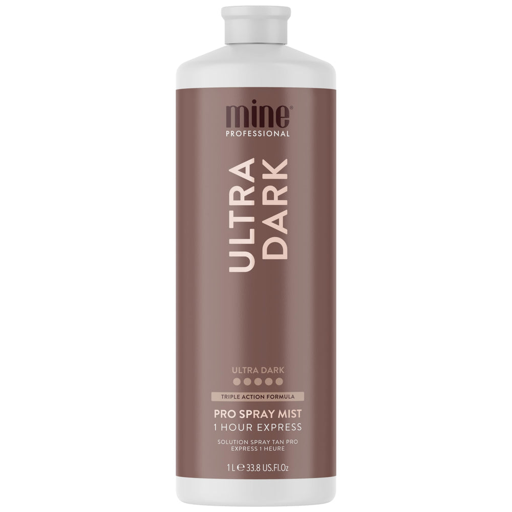MINETAN Ultra Dark Spray Bottle delivers even color and salon-quality results at home.