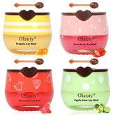 Miniling bee lip balm honey pot close-up showing rich texture and fragrance