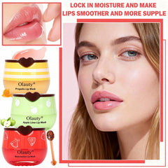 Miniling Moisturizing Lip Mask texture close-up reveals rich hydration and moisture retention.