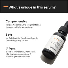 Dropper-ready bottle for nighttime application to support even skin tone.