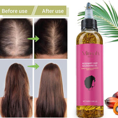 Minnah Beauty Hair Growth Oil texture is lightweight and non greasy.