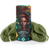 MINISENTIALS African Net Sponge knots long reach back scrub for easy cleansing