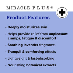 Miracle Plus lavender-scent relaxes with calming sensory ambiance.