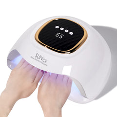 Mirage Layon UV Nail Lamp front view for fast gel drying at home
