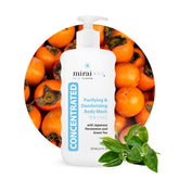 Mirai Clinical Body Wash bottle front for daily odor relief and freshness.