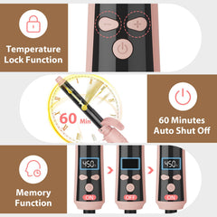 MiroPure temperature lock function shown for safe operation