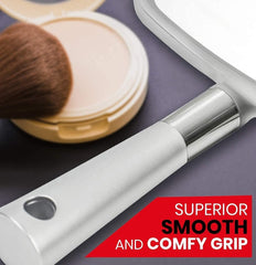 MIRRORVANA silky smooth ergonomic handle enhances comfort in extended sessions.