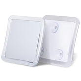 MIRRORVANA small travel shower mirror with anti-fog coating for fog-free shaving.