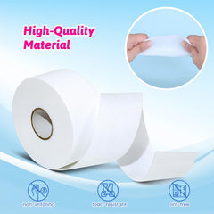MIRUCOO non-woven wax strip roll facial closeup for gentle facial waxing.