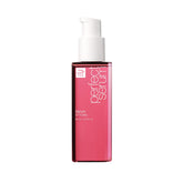 Mise En Scene Perfect Serum bottle demonstrates heat protection for styled looks