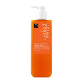 Mise En Scene Perfect Serum Original Conditioner bottle pours hydration for damaged hair.