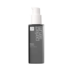 Mise En Scene Perfect Serum Watery bottle front shows lightweight hydration for fine hair.