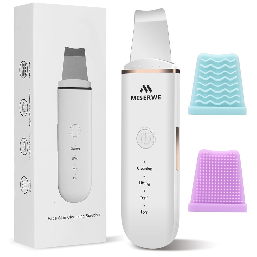 MISERWE Skin Scrubber front view for daily cleansing and control