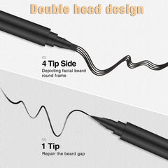 MISICH beard pencil filler two-ends design enables outline and gap filling in one tool.