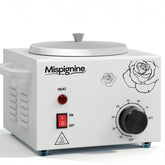Mispignine wax warmer front view with 14 oz pot for salon use