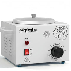 Mispignine wax warmer front view with 14 oz pot for salon use