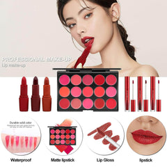 Miss Rose M eye makeup set enables versatile eye looks.