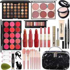 Miss Rose M All In One Makeup Kit lip color palette for versatile day-to-night looks.