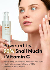 MISSHA snail mucin essence pump-top for easy daily application and glow