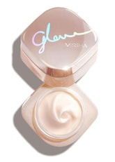 MISSHA Glow Skin Balm jar close-up showing dewy radiance for radiant skin.