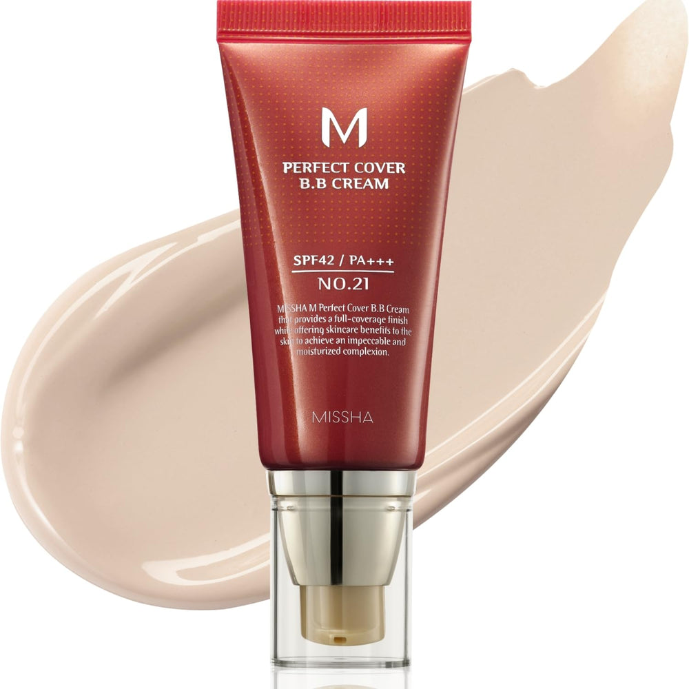 MISSHA M Perfect Cover BB Cream No.21 packshot for quick daily makeup