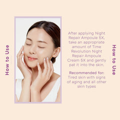 MISSHA Time Revolution Night Repair Ampoule Cream open jar reveals luxurious consistency