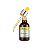 MISSHA Vita C Plus ampoule bottle closeup showing premium vitamin C delivery for brighter skin