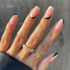 Misssix press-on nails come in 12 sizes for a precise finger fit