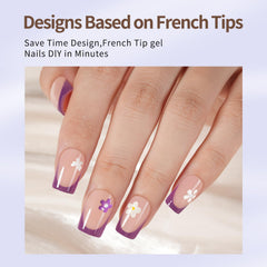 Misssix tips inner matte texture improves adhesion for durable wear