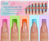 Misssix French Gel Nail Tips pack shown for quick press-on use and efficiency