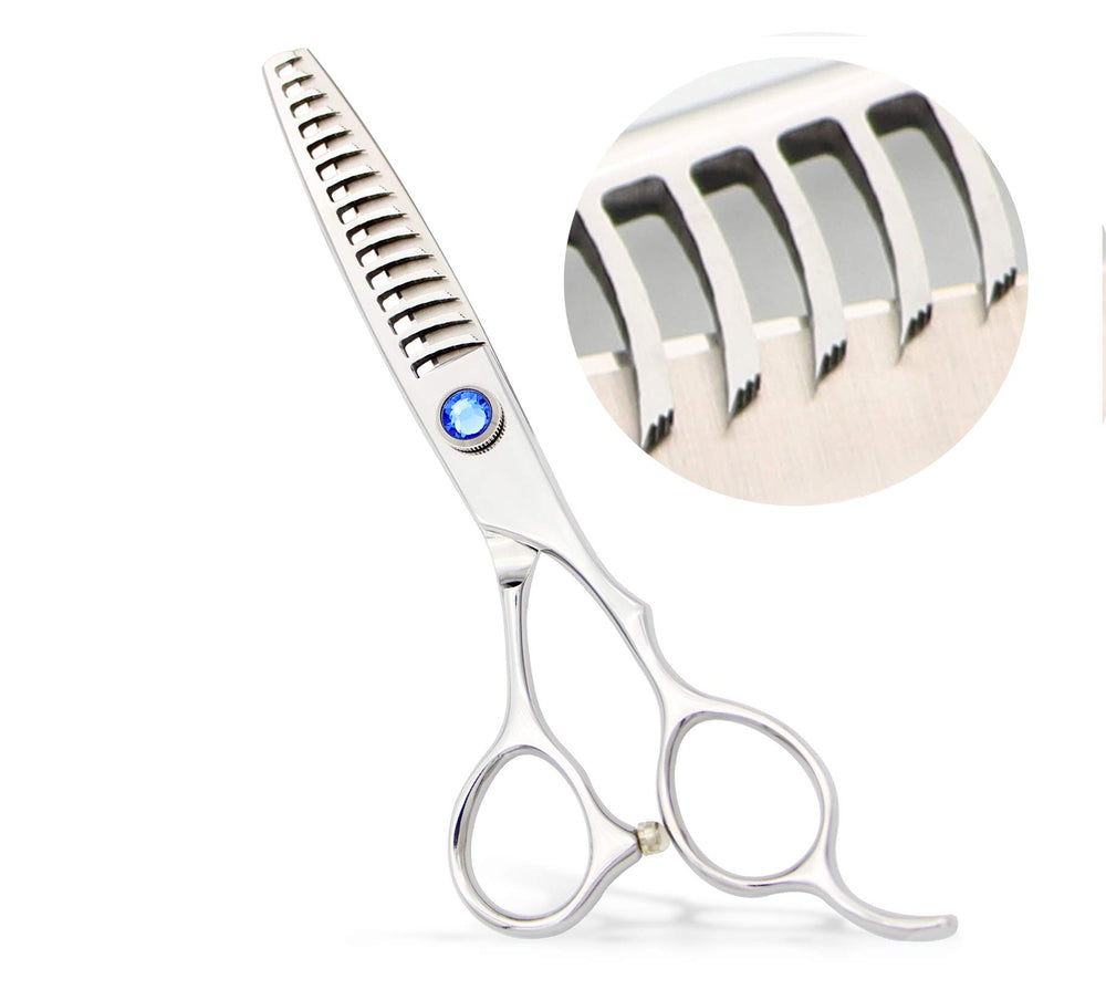 MISSUM texturizing scissors 6.5-inch close-up showing precision blade for smooth thinning.