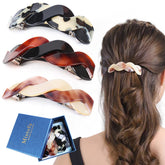 Mistofu hair clips tortoiseshell design offers vintage flair and secure grip.