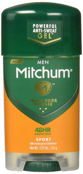 Mitchum sport green stick pack of 2 ready for active days and gym sessions.