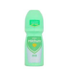 Mitchum Women unscented roll-on bottle close-up showing gentle protection