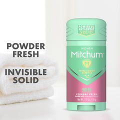 Mitchum Powder Fresh offers up to 48-hour protection for lasting freshness.