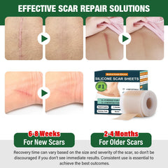 Mitreal scar tape transparent application demonstrates discreet scar protection under clothing
