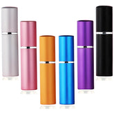 MIVIXI 6-pack leakproof glass liner bottles in a compact travel set for on the go fragrance