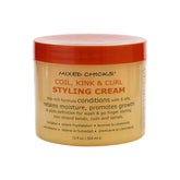 Mixed Chicks Coil, Kink & Curl Styling Cream bottle provides lightweight hold and moisture.